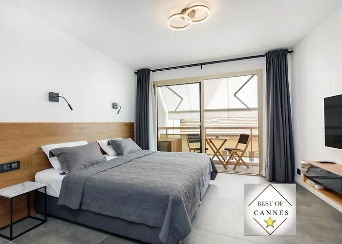Cannes CROISETTE, Palais des Festivals, Beaches, Apart Residence Le MINERVE